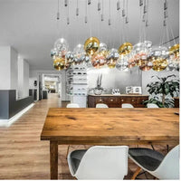 Lustre Nordique en Verre avec LED pour une Décoration Intérieure Chic | Marco Lucetti