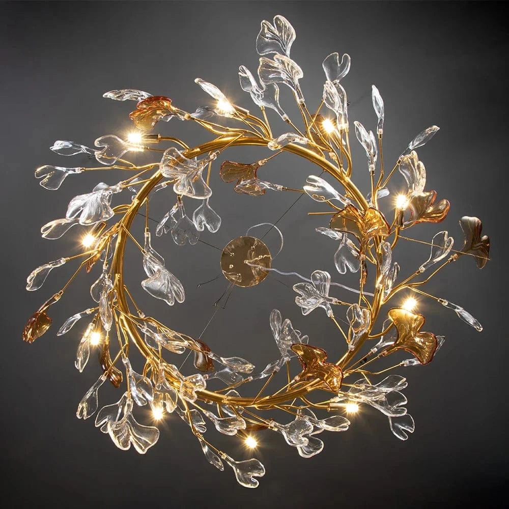 Lustre Nordique en Verre Émaillé : Suspension Luxueuse pour Hôtel, Salon et Chambre | Marco Lucetti