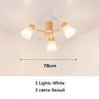 Lustre Nordique en Verre et Bois - Collection Scandinave | Marco Lucetti