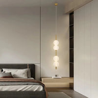 Lustre Nordique en Verre et Métal avec Cordon Réglable pour Diverses Utilisations | Marco Lucetti