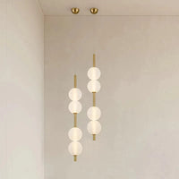 Lustre Nordique en Verre et Métal avec Cordon Réglable pour Diverses Utilisations | Marco Lucetti