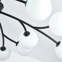 Lustre Nordique en Verre LED pour une Décoration de Cuisine Moderne | Marco Lucetti