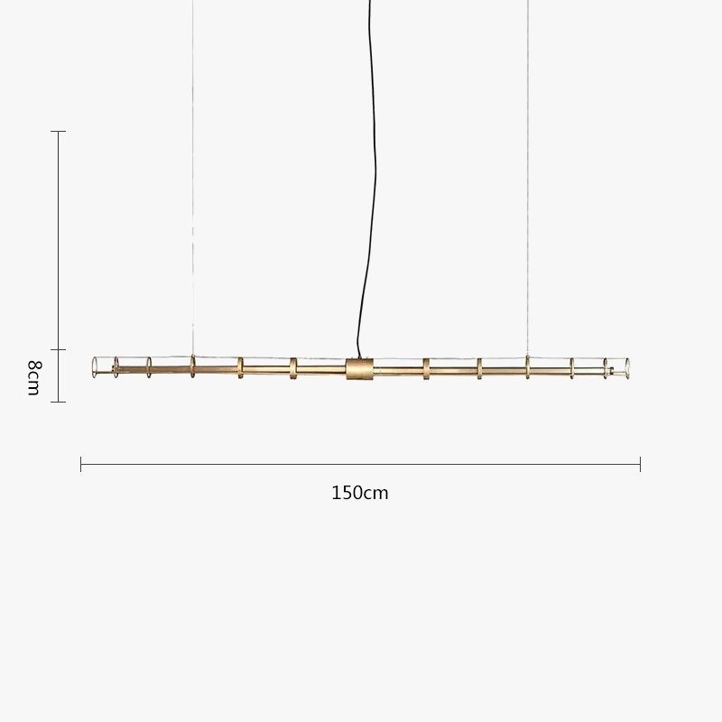 Lustre Nordique en Verre Moderne - Nordic Glass Design