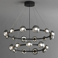 Lustre Nordique en Verre pour Salle à Manger - Éclairage d'Intérieur | Marco Lucetti