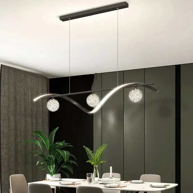 Lustre nordique en verre pour une ambiance d'éclairage intérieur unique | Marco Lucetti