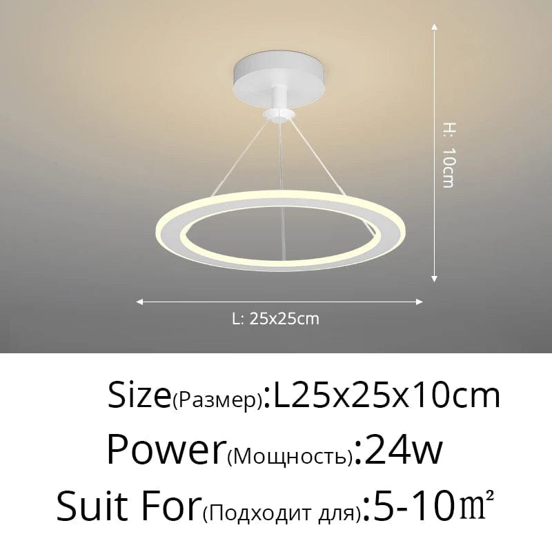 Lustre Nordique Épuré pour Balcon Bar Restaurant LED | Marco Lucetti