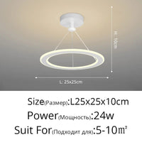 Lustre Nordique Épuré pour Balcon Bar Restaurant LED | Marco Lucetti