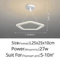 Lustre Nordique Épuré pour Balcon Bar Restaurant LED | Marco Lucetti