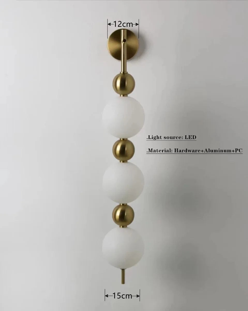 Lustre nordique "Haricot Enchanté" | Marco Lucetti L107cm / Lumière blanche