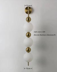 Lustre nordique "Haricot Enchanté" | Marco Lucetti L107cm / Lumière blanche