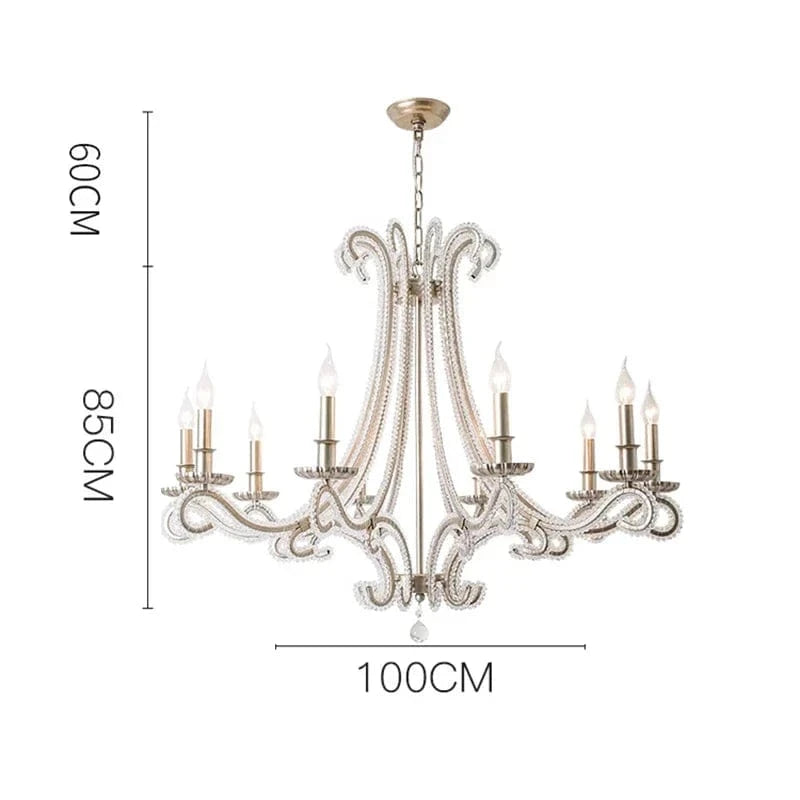 Lustre Nordique : Lampes Suspendues Intérieures de Décoration | Marco Lucetti 10 têtes / Blanc chaud
