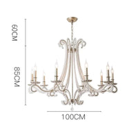 Lustre Nordique : Lampes Suspendues Intérieures de Décoration | Marco Lucetti 10 têtes / Blanc chaud