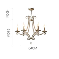 Lustre Nordique : Lampes Suspendues Intérieures de Décoration | Marco Lucetti 6 têtes / Blanc chaud