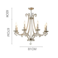Lustre Nordique : Lampes Suspendues Intérieures de Décoration | Marco Lucetti 8 têtes / Blanc chaud