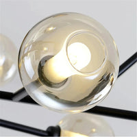Lustre Nordique LED - Collection Boule de Verre Moléculaire | Marco Lucetti