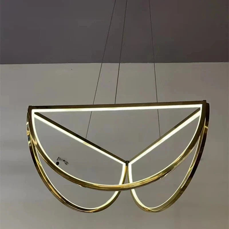 Lustre nordique LED en acier inoxydable de qualité supérieure | Marco Lucetti