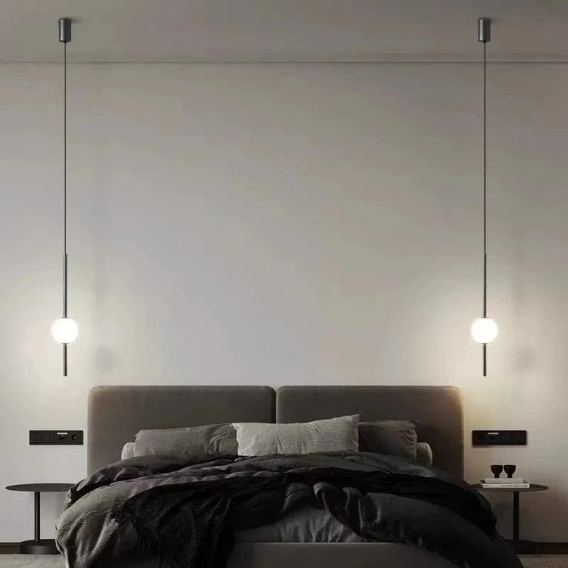 Lustre Nordique LED en Boule de Verre pour Chambre ou Restaurant | Marco Lucetti