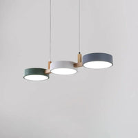 Lustre Nordique LED Moderne en Bois et Métal | Élégance Scandinave | Marco Lucetti