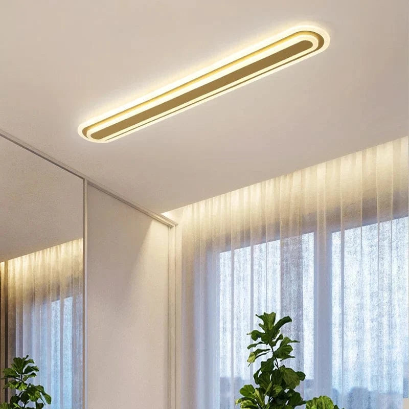 Lustre Nordique LED Moderne Minimaliste - Ligne Lumineuse pour Allée et Balcon | Marco Lucetti