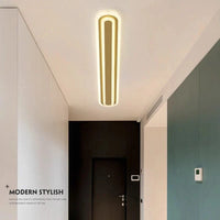 Lustre Nordique LED Moderne Minimaliste - Ligne Lumineuse pour Allée et Balcon | Marco Lucetti
