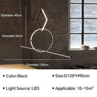 Lustre Nordique LED pour Décoration Créative de la Maison - Éclat Moderne | Marco Lucetti