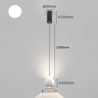 Lustre Nordique LED pour Hôtel Bar Restaurant Chambre Canapé TV | Marco Lucetti Blanc / Blanc froid