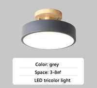 Lustre Nordique LED pour Salon, Café et Vestiaire - Éclairage Élégant | Marco Lucetti 23 cm Gris