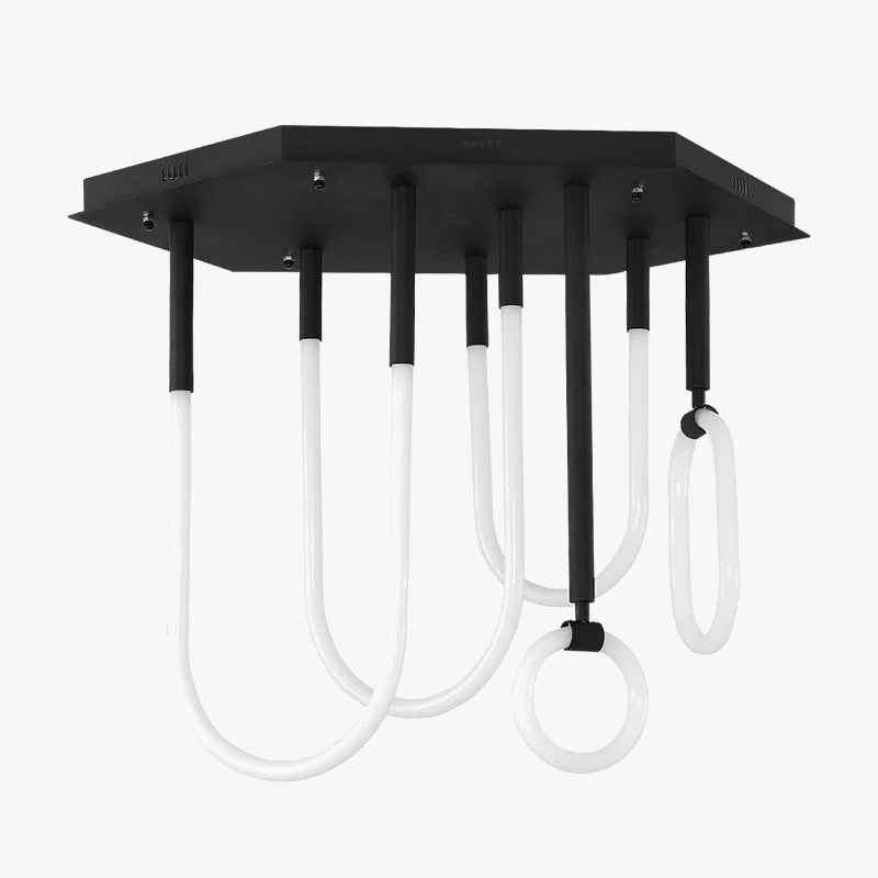 Lustre Nordique Ligne Combinée Lumière Moderne Dimmable LED | Marco Lucetti