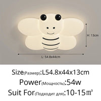 Lustre nordique lumière abeille pour enfants - Collection Dessin Animé | Marco Lucetti