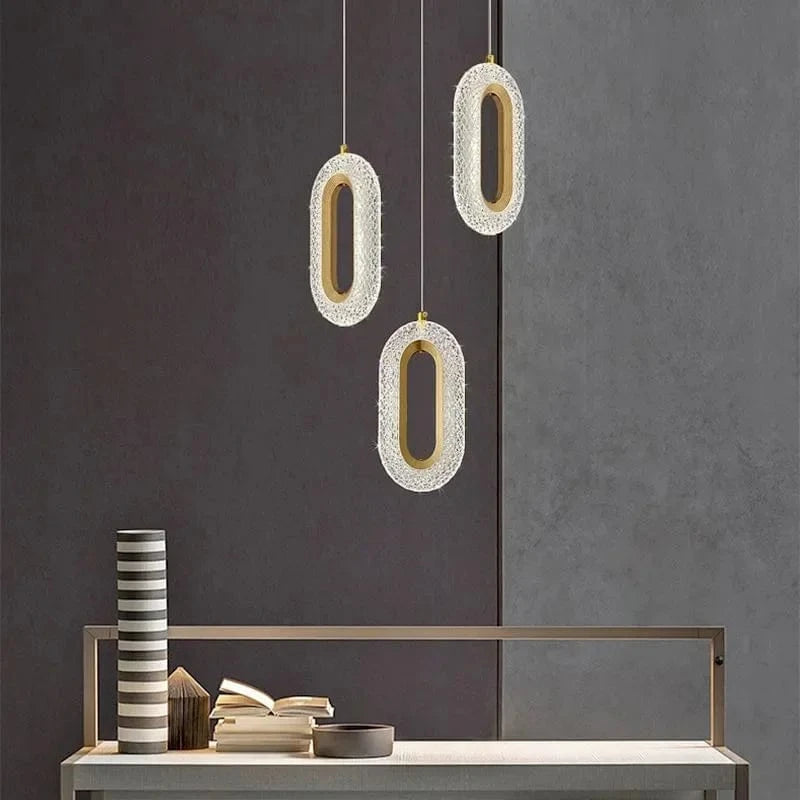 Lustre Nordique Luxe en Cristal pour Chambre Salon Chevet Foyer Hôtel Restaurant Bureau Escalier | Marco Lucetti