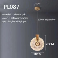 Lustre Nordique Luxe en Cristal pour Chambre Salon Chevet Foyer Hôtel Restaurant Bureau Escalier | Marco Lucetti PL087 / Blanc froid