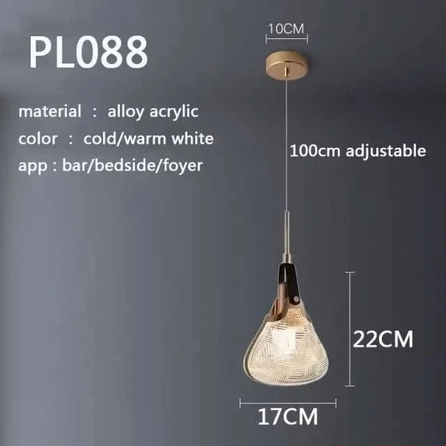 Lustre Nordique Luxe en Cristal pour Chambre Salon Chevet Foyer Hôtel Restaurant Bureau Escalier | Marco Lucetti PL088 / Blanc froid