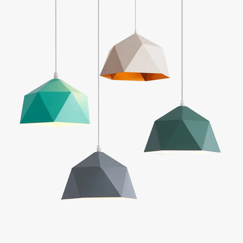 Lustre Nordique Macaron Géométrique LED Suspendu décoratif | Marco Lucetti