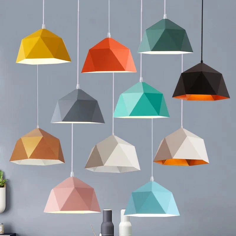 Lustre Nordique Macaron Géométrique LED Suspendu décoratif | Marco Lucetti