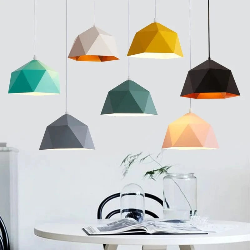 Lustre Nordique Macaron Géométrique LED Suspendu décoratif | Marco Lucetti