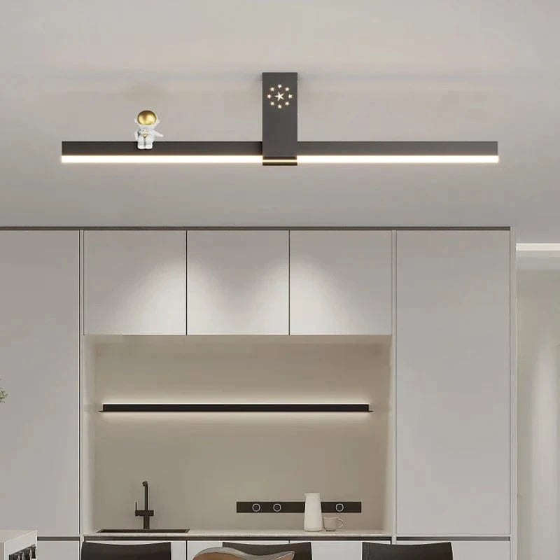 Lustre Nordique Minimaliste Bande LED Créative et Personnalisée | Marco Lucetti