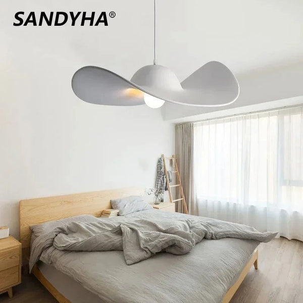  Lustre Nordique Minimaliste Chapeau Design avec Lampes Suspendues | Marco Lucetti