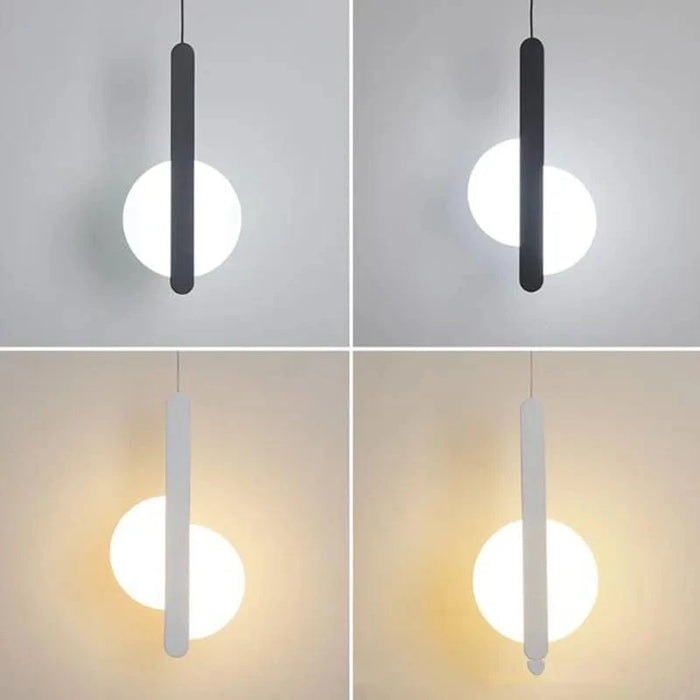 Lustre nordique minimaliste LED en acrylique pour salon, chambre, restaurant et bar | Marco Lucetti