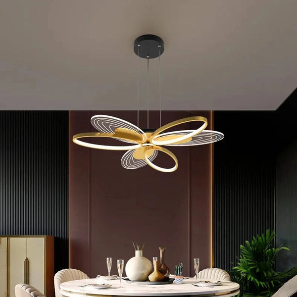 Lustre Nordique Minimaliste LED Papillon Créatif Suspendu - Élégance Scandinave | Marco Lucetti
