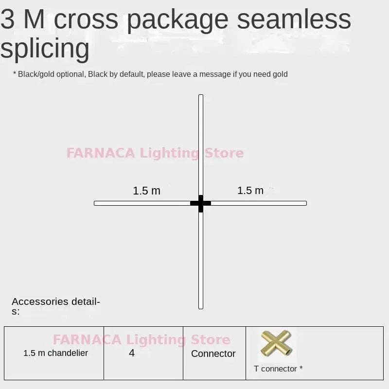Lustre Nordique Minimaliste LED pour Restaurant et Bureau - Éclat Scandinave | Marco Lucetti Assemblage-A-doré / Lumière chaude3000k