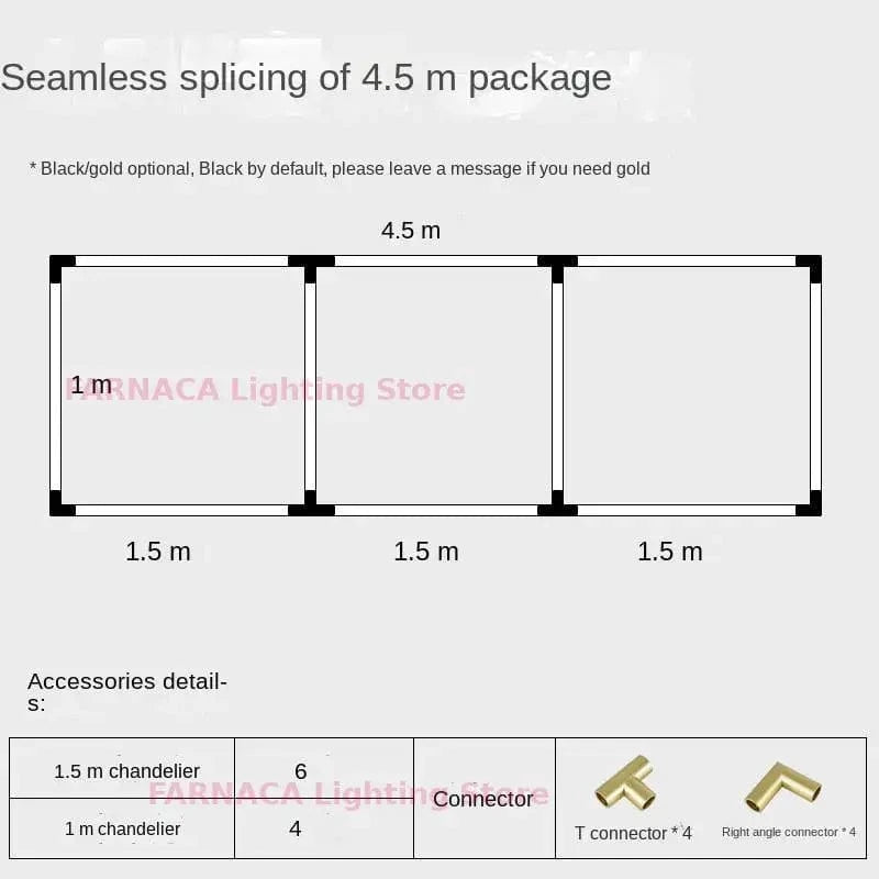 Lustre Nordique Minimaliste LED pour Restaurant et Bureau - Éclat Scandinave | Marco Lucetti Assemblage-D-doré / Lumière blanche6000K