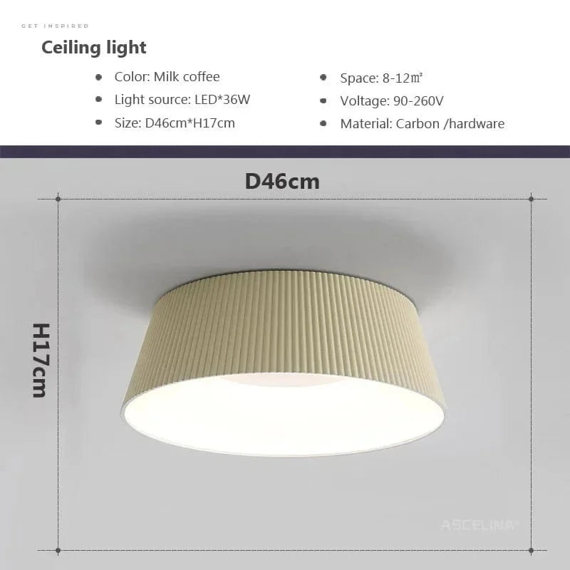 Lustre Nordique Moderne à LED pour un Intérieur Épuré | Marco Lucetti Beige CL / Lumière tricolore