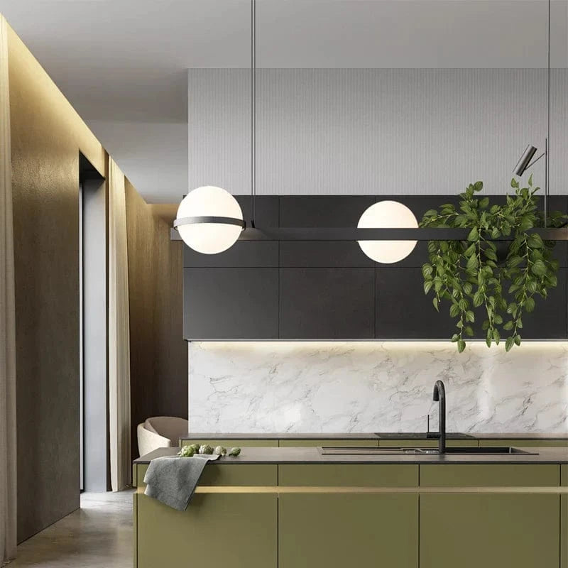 Lustre Nordique Moderne avec Pot de Fleur et LED Intégrée | Marco Lucetti