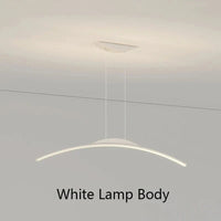 Lustre Nordique Moderne: Éclairage Suspendu Élégant | Marco Lucetti Corps de lampe blanc / Longueur 80cm / Blanc chaud