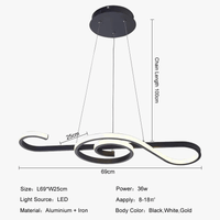 Lustre Nordique Moderne LED pour Décoration Intérieure - Élégance Scandinave | Marco Lucetti