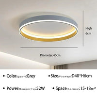 Lustre Nordique Moderne à LED pour un Intérieur Décoratif