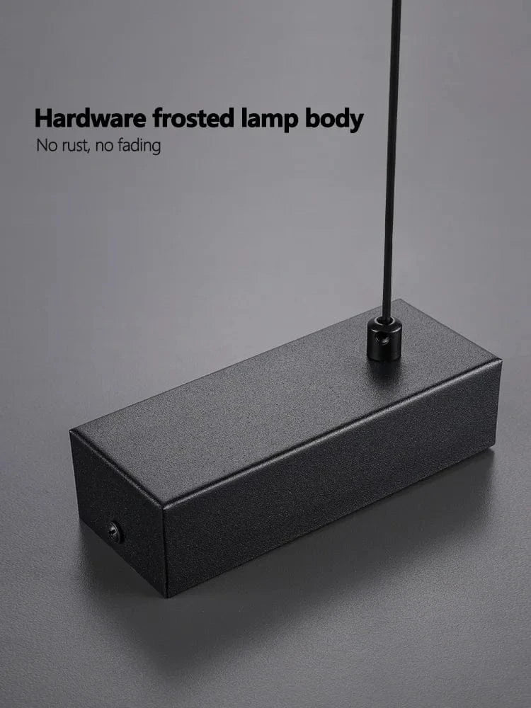 Lustre Nordique Moderne Minimaliste pour Bureau et Salle à Manger - Design Long Bar avec Éclairage LED | Marco Lucetti