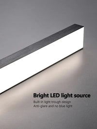 Lustre Nordique Moderne Minimaliste pour Bureau et Salle à Manger - Design Long Bar avec Éclairage LED | Marco Lucetti