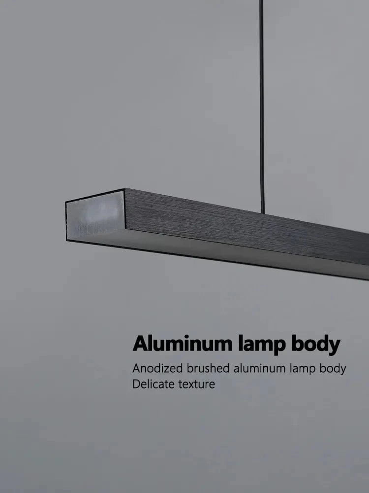 Lustre Nordique Moderne Minimaliste pour Bureau et Salle à Manger - Design Long Bar avec Éclairage LED | Marco Lucetti