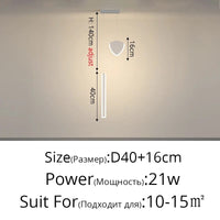 Lustre Nordique Moderne Minimaliste pour Salon et Chambre - Style Épuré | Marco Lucetti